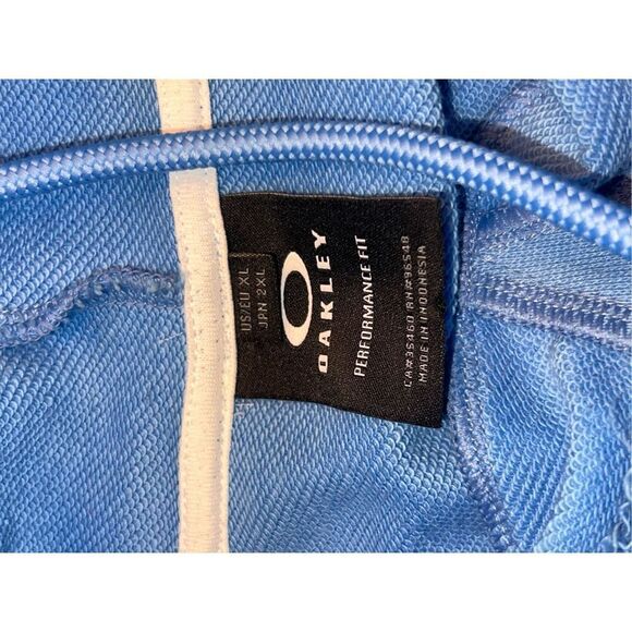 Oakley woman’s XL blue breeze fleece performance hoodie sweatshirt - Picture 5 of 8